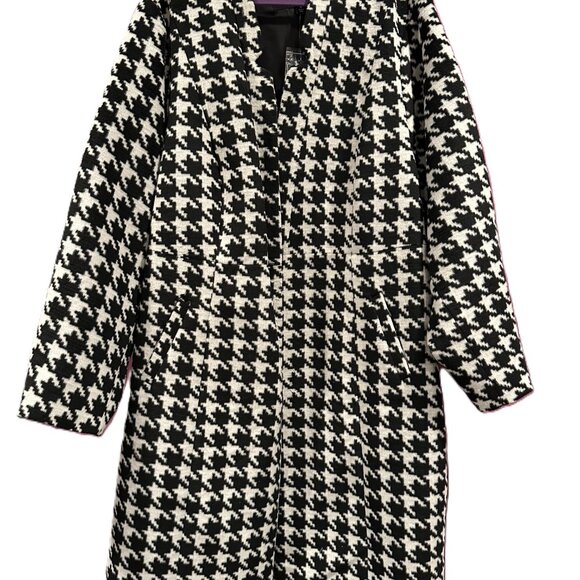 Plus Size Torrid Houndstooth Wool Jacket Size 6 (30) - Picture 6 of 9